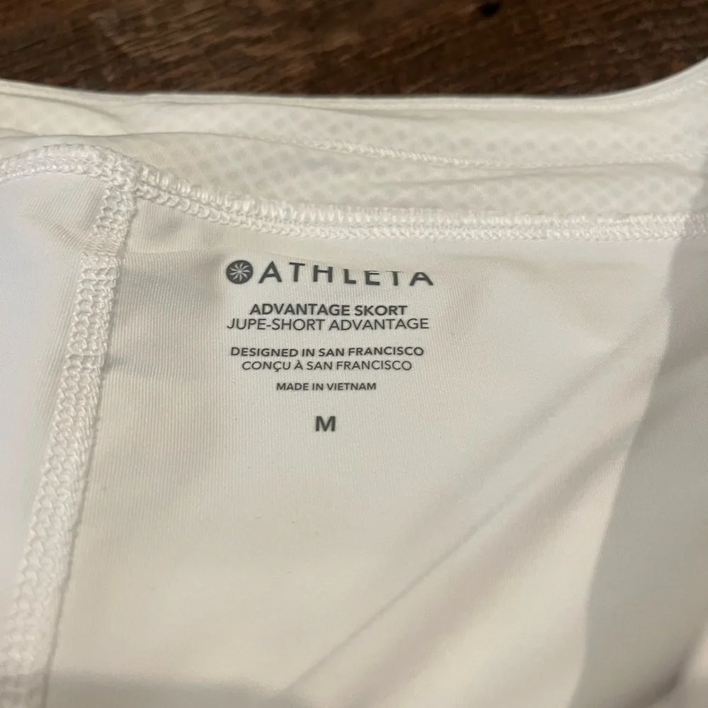 Athleta White Tennis Skort